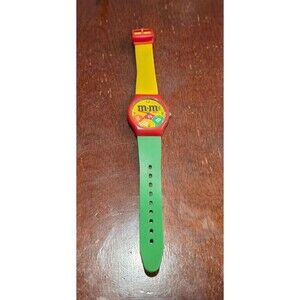 M&Ms Swatch-Style Watch 1993 Vintage Needs New Battery